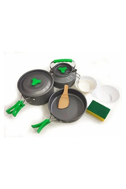 Orcamp 3'lü Tencere Seti [Kampçı Mutfak Seti]