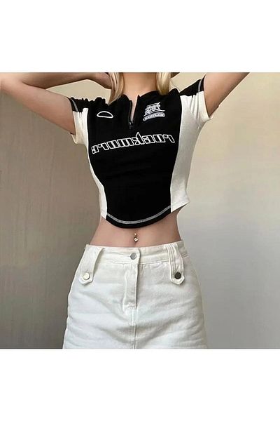 Gofeel Vintage RockMore Crop Top