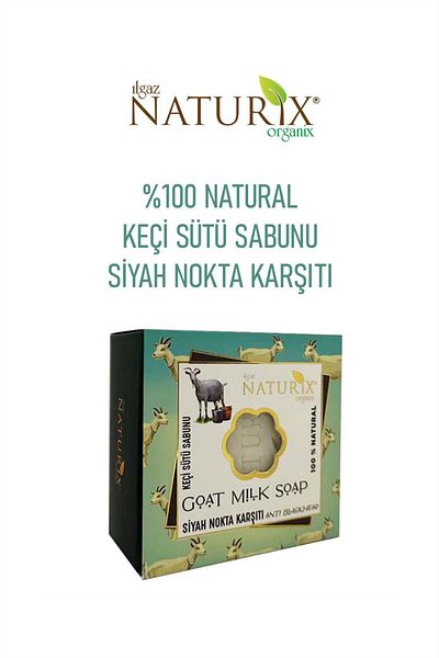 Ilgaz Naturix Organix Ilgaz Naturix Organix Square Goat Milk Soap 125 Gr