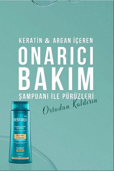 Restorex Keratin and Argan Shampoo - 500 Ml, 1 Piece