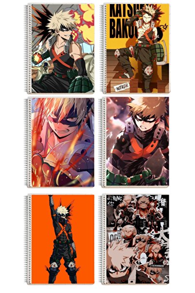 animeandyourworld Bakugou katsukiA4 boyutu 1 adet 72 sayfa (çizgili veya kare...