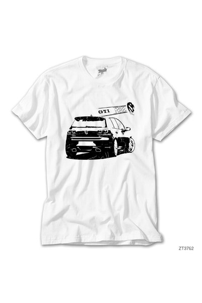 Z zepplin Volkswagen Golf White T-shirt