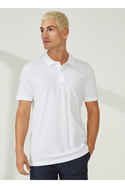 Lee Cooper Men's Polo T-Shirt White - 199 LCM242040 BAS