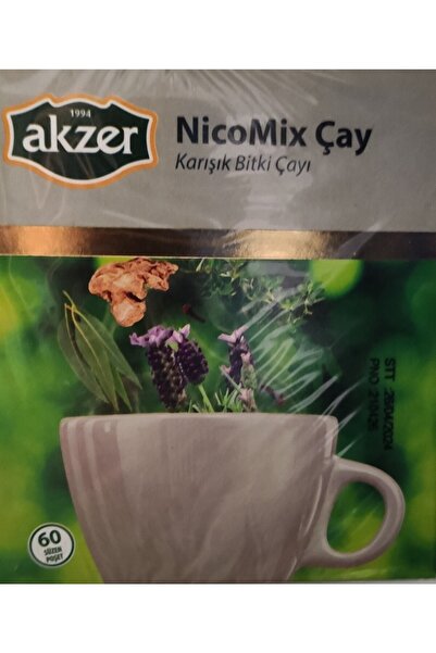 Akzer Nicomix Bitki Çayı 1,5 Gr X 60.