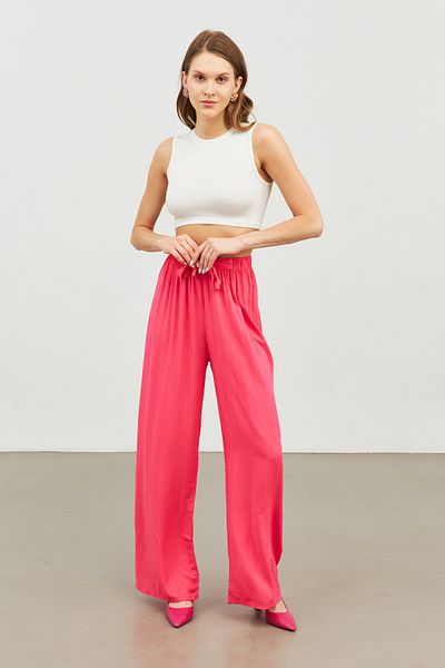 Bukamiss Women's Pomegranate Viscose Trousers