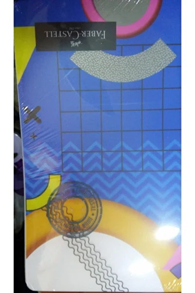 Faber Castell Castell High Quality A-4 Spiral 100 Sheets Notebook Checked