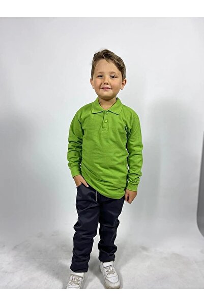 Nacar UZUN KOLLU POLO YAKA ÇOCUK TSHİRT