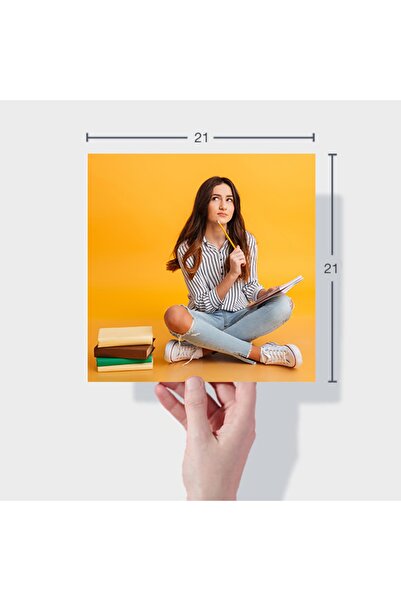 FOTOBASKICI 21x21 Cm Kare Fotoğraf Baskısı - 3 Adet