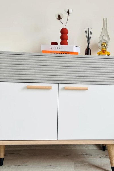 ARTI WOODS Cabinet Handle, 224 Mm, (22.4 CM), Kitchen Cabinet Handles, Wooden Handle, Drawer Handle, Handle