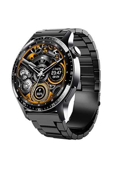 SONREİR Spor Klasik Siyah Arama Yapan Erkek Akıllı Saat Android&ios Huawei Ip...