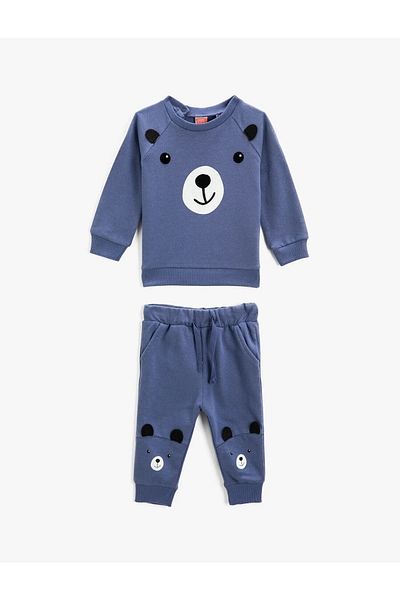 Koton Baby Boy tréningruha szett - Pulóver Jogger Sweatpants Pamut