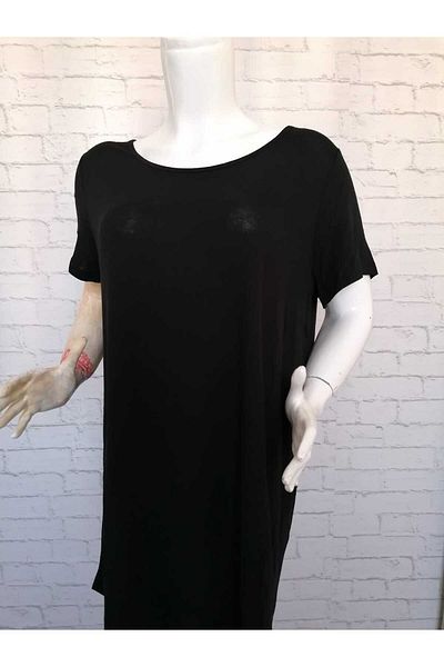 anne moda ankara 95% βισκόζη, 5% ελαστάνη, ολόκληρο καλοκαίρι, ντραπέ, κοντό μανίκι, λίγο μεγαλύτερη πλάτη, τουνίκ/μίνι φόρεμα
