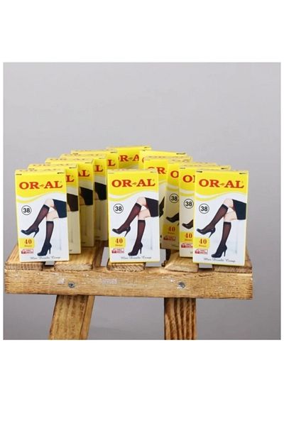 ORAL Чорапи до коляното 40 Den Mousse, 12 броя