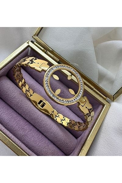 ABB Quarter Inserted Steel Bracelet