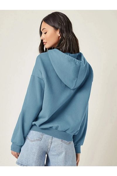 Keywest Plus Size Unprinted 3 Κλωστές με φερμουάρ Fleece Ζακέτα / Μπουφάν