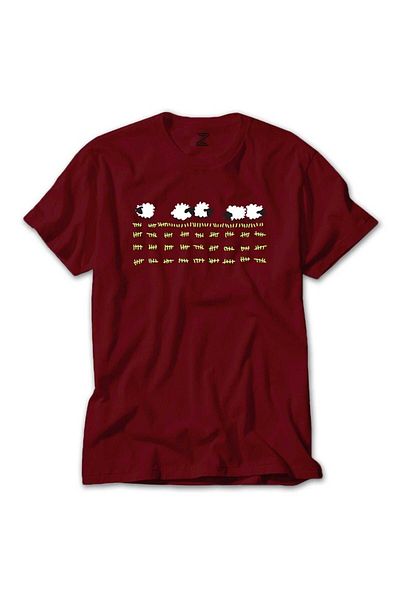 Z zepplin Sleeping Sheep Red T-shirt