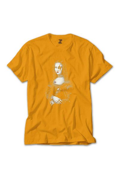 Z zepplin Κίτρινο μπλουζάκι Mona Lisa Rock