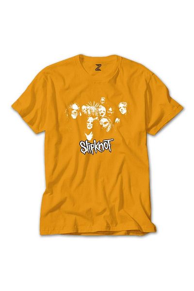 Z zepplin Κίτρινο T-shirt Slipknot Halloween