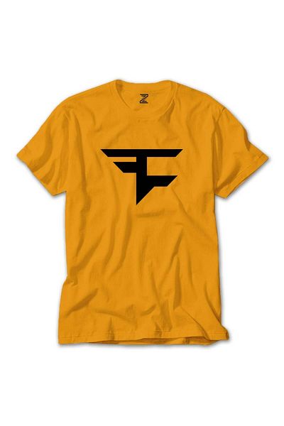 Z zepplin Κόκκινο κίτρινο μπλουζάκι Faze Clan