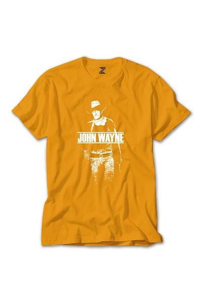 Z zepplin Κίτρινο T-shirt Jhon Wayne