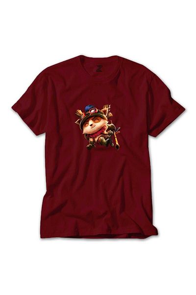 Z zepplin Κόκκινο μπλουζάκι League of Legends Teemo