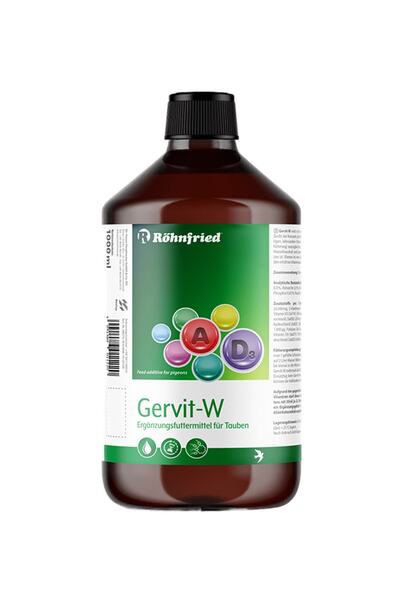 Röhnfried Gervit-w 18 Çeşit Vitamin (500 ml ) (SIZDIRMAZ KAPAKLI CAM ŞİŞE - ORİJİNAL ŞİŞEDEN BÖLME)