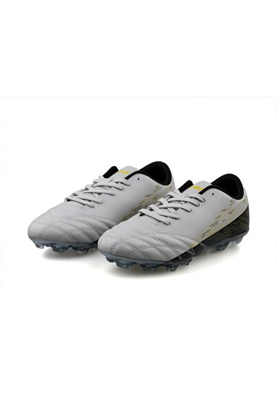 Jump 28221 C L.Grey Black Gold Men's Turf Football Shoes 28221-C-L.GREY-BLACK-GOLD Colored