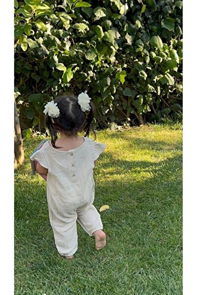 Mujo Baby&Kids Διπλή φόρμα για κορίτσια από μουσελίνα - 100% οργανικό βαμβάκι