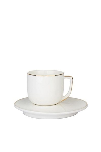ACAR Porcelain 6 Piece Cup Set White Clk-010092