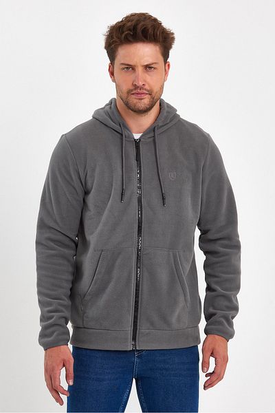 Rodi Ζακέτα με φερμουάρ Micro Fleece Stand γιακά Rd24ke 056031   Γκρί