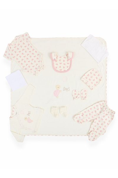 Bebitof Turtle 10 Piece Hospital Discharge Bodysuit Set