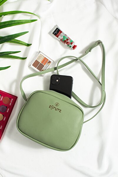 ESTUTE Kadın Mini Urban Çapraz Askılı Fermuarlı Ayarlanabilir Askılı El Ve Ko...