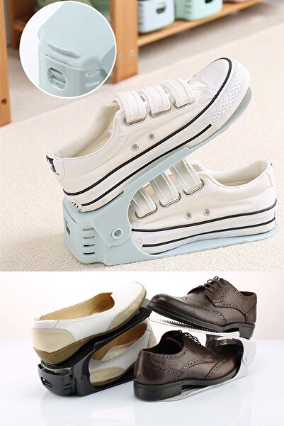 FİTHOME Adjustable Shoe Ramp - Shoe Rack Organizer