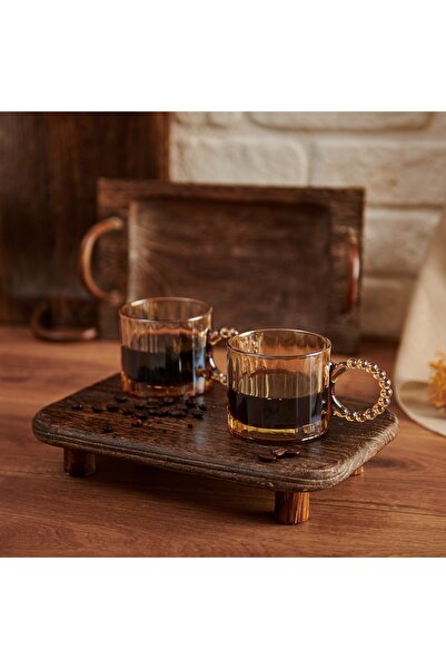 Perotti Ringo Line Amber 2'li Cam Kupa - 325 ml