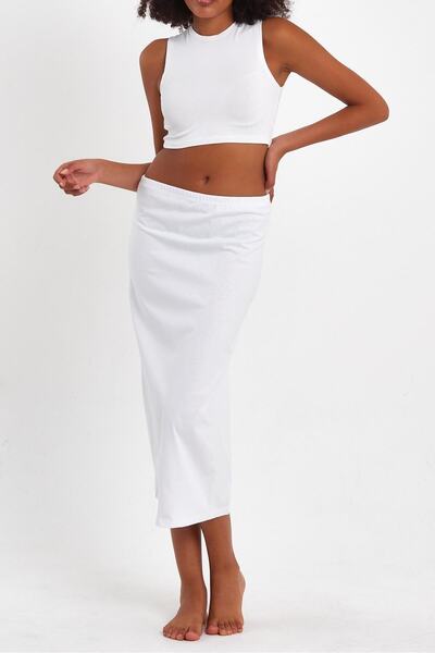 ESPİNA Long Jupon Petticoat - Elastic Waist, Skirt and Underwear Lining