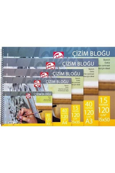 Talens A3 Technical Drawing Cardboard 200 gr T200a31003 125 Liters (1 Box 125 Pieces)