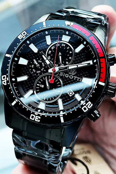 Bigotti Complete Steel Men's Wristwatch 5 Atm Waterproof Silver Color + Bracelet Bme2001c5