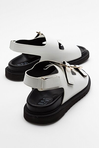 LuviShoes HERMOSA White Women's Sandals