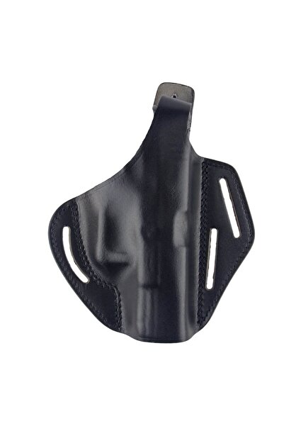 Polis Sepeti Sarsılmaz Sar9 Mete Deri Tabanca Kılıfı Tam Kelebek Siyah Sol El