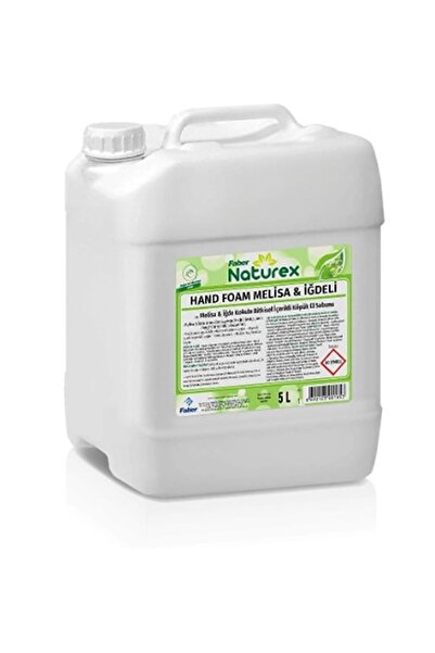 Naturex Hand Foam Melisa & İğde Kokulu Köpük El Sabunu (5 L Bidon) Gimdes Sertifikalı