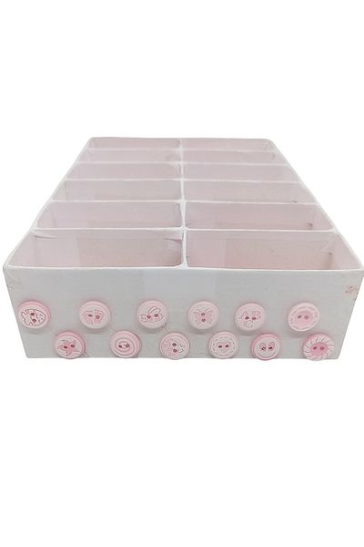 hobim42 Baby Vest Button Set Candy Pink 12 Models 5 Pieces of Each Model Total 60 Pieces