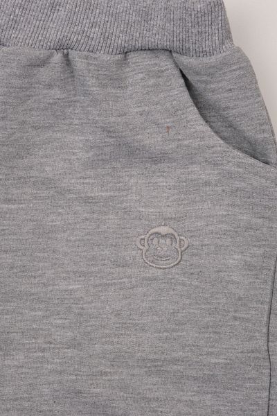 Babykokko Monkey Embroidered Sweatpants