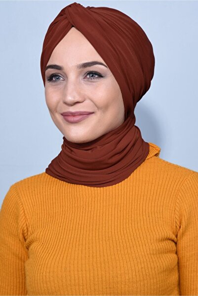 Nowa Scarf بلاط بونيه بعقدة مع شال