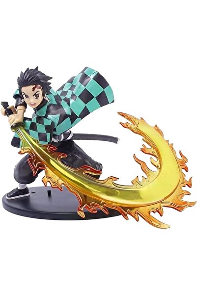 oyuncakçı savaş & europe shop Anime Demon Slayer Tanjiro İblis Avcısı Eylem Karakter Figür Oyuncak Biblo 16 cm özel ürün