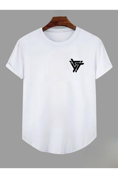 YOHO SPORT Red Unisex Summer T-shirt - Cross Printed Original
