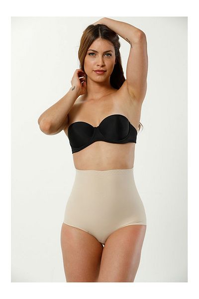 Teknolojipro Laser Cut 2 Size Slimming Women's Slip Corset - Seamless Ghost