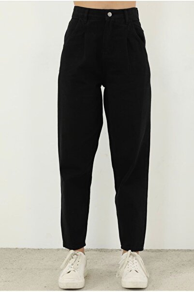 LAMİRAMOOD Super Black Mom Jeans