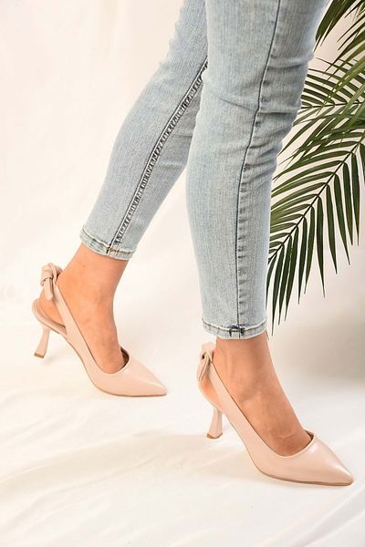 Shoeberry Damen-Stiletto mit offenem Absatz von Skin Skin