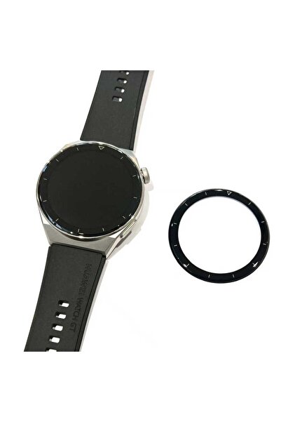 Techaks Huawei Watch Gt 3 Pro 46mm Ekran Koruyucu Darbeye Dayanıklı Ppma Kırılmaz Cam