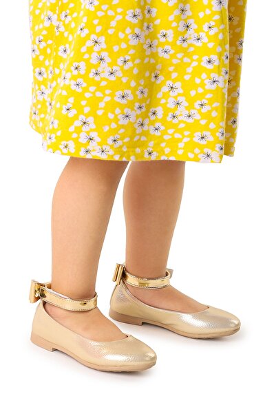 Kiko Kids Обувки за балерини с панделка за момичета Aegean 205 Vakko, каишка ...